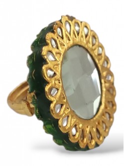 Kundan Finger Ring